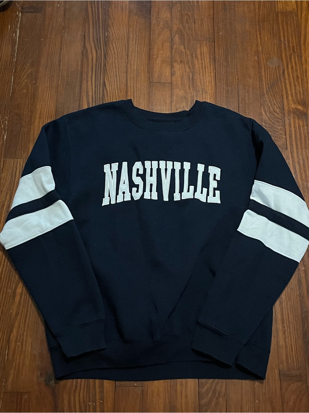 Nashville Navy Crewneck Sweatshirt - by New York Popular
